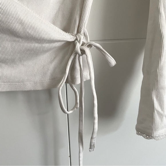 3/$45 Lace Wrap Longsleeve Top - Picture 5 of 7